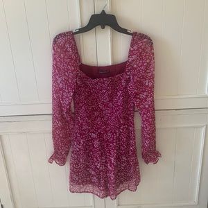 Abercrombie & Fitch Long Sleeve Smocked Romper